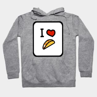 Framed I Heart Tacos Love Graphic Hoodie